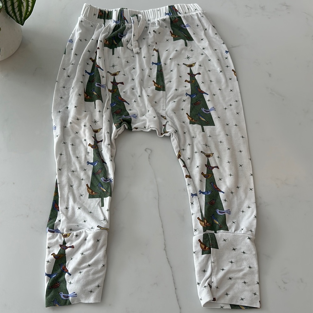 Kate Quinn Bamboo Retro Bird Tree Panda Style Pants 2T